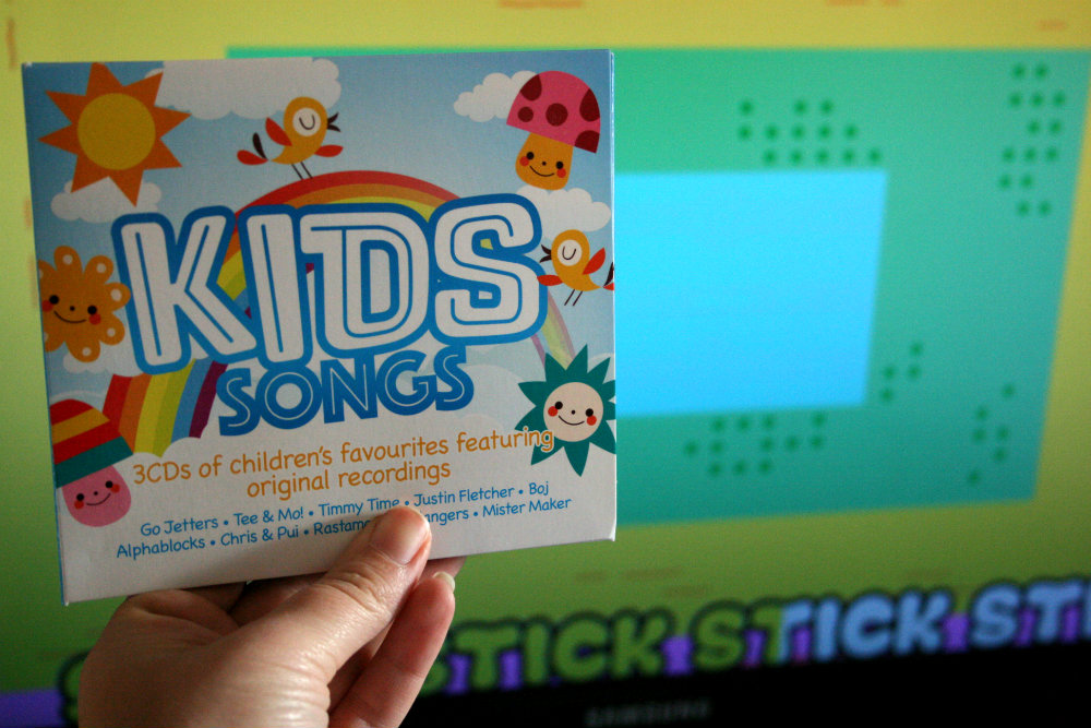 CD of Kids Songs mainly from Cbeebies
